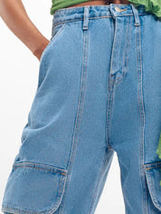 Kotty Women Jean Wide Leg High-Rise Stretchable Jeans