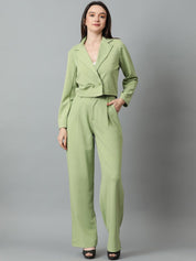 KOTTY BIZwear Basics Notched Lapel Collar Blazer With Trousers Co-Ords