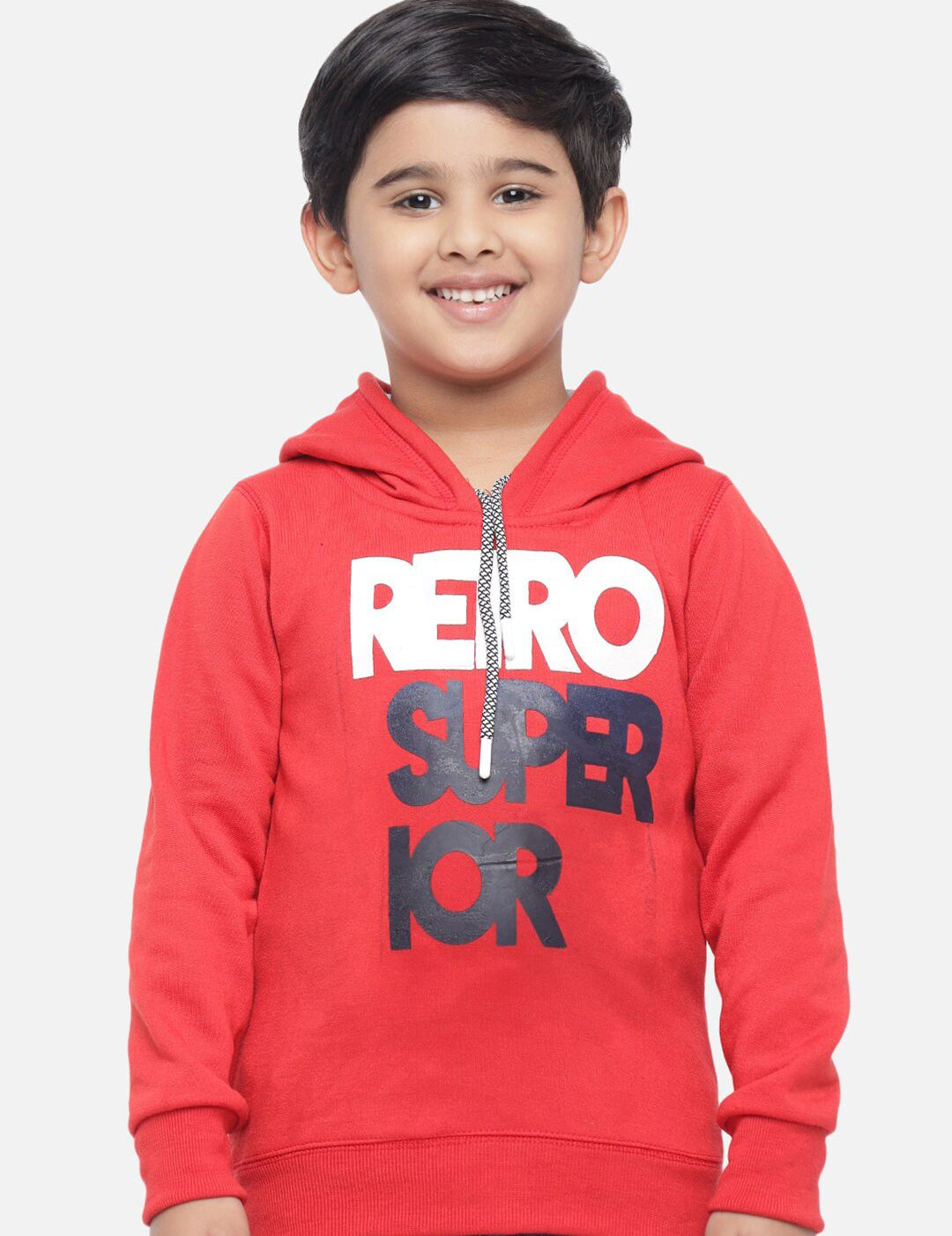 Kotty Boys Red Printed Sweatshirt