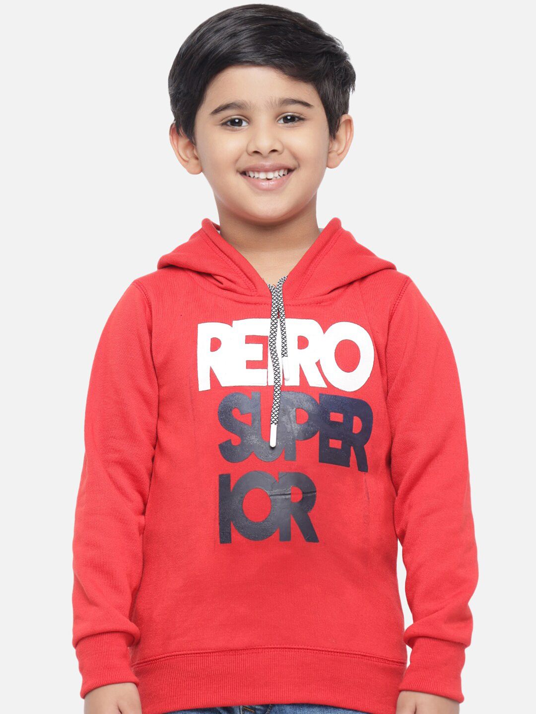 Kotty Boys Red Printed Sweatshirt