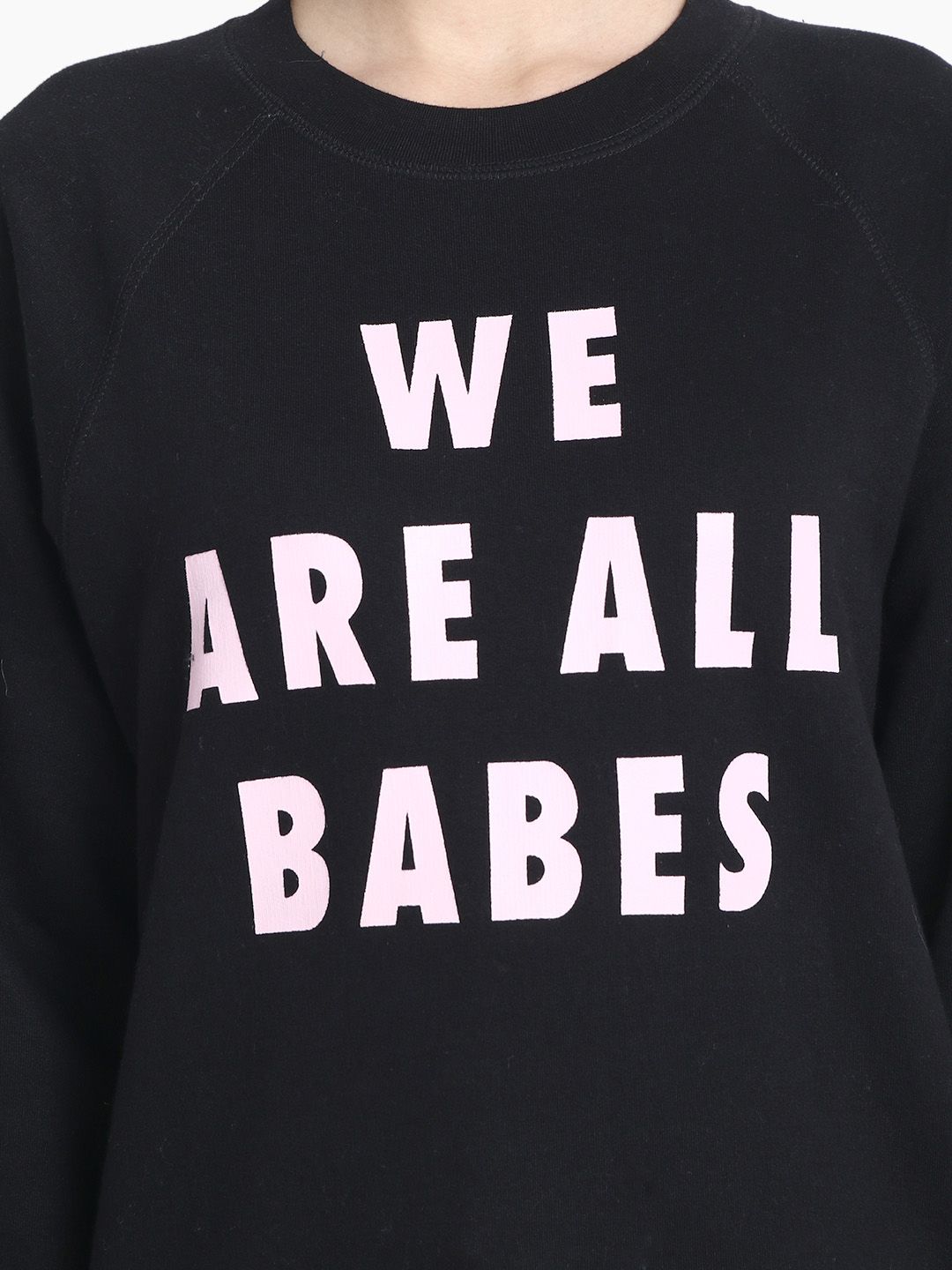 Kotty Women Black Printed Sweatshirt