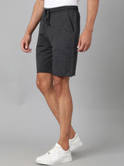 Kotty Dark Grey Men Low-Rise Shorts