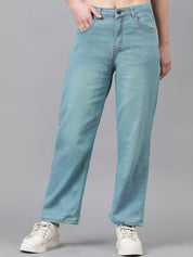 Kotty Women Jean Straight Fit Clean Look Stretchable Jeans