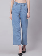 Kotty Women Straight Fit High-Rise Stretchable Jeans