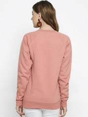 Kotty Women Pink Printed Sweatshirt