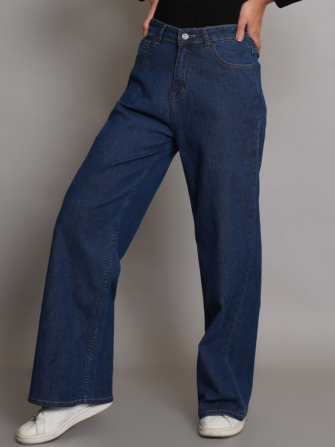 Kotty Women Jean Bootcut Straight Fit High-Rise Stretchable Jeans