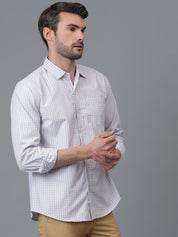 Kotty White New Gingham Checked Casual Shirt