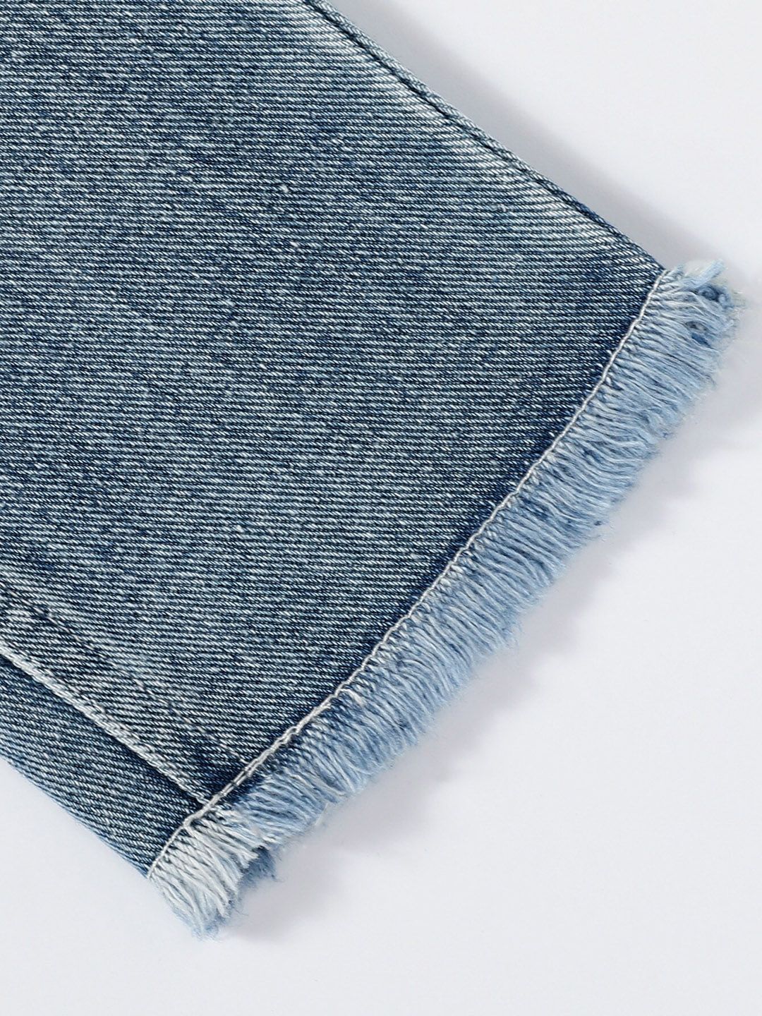 Kotty Girls Blue Jean Mildly Distressed Heavy Fade Jeans