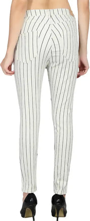 KOTTY  Women Slim Mid Rise White Jeans