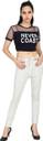 KOTTY  Women Slim Mid Rise White Jeans