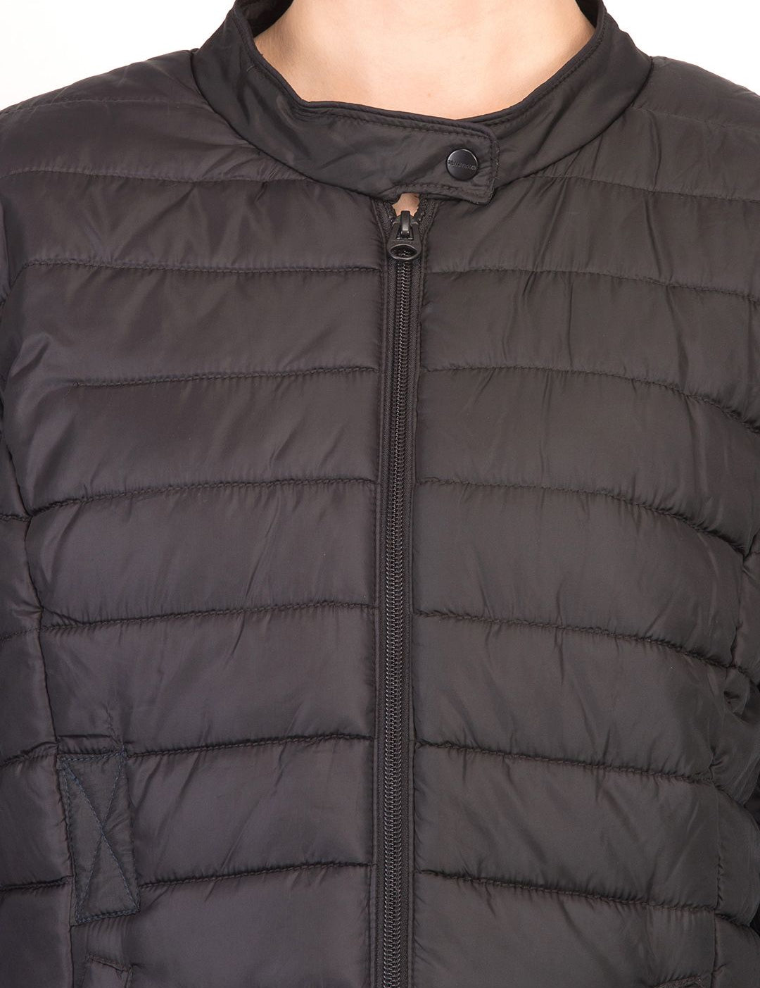 Kotty Women Black Solid Insulator Puffer Jacket