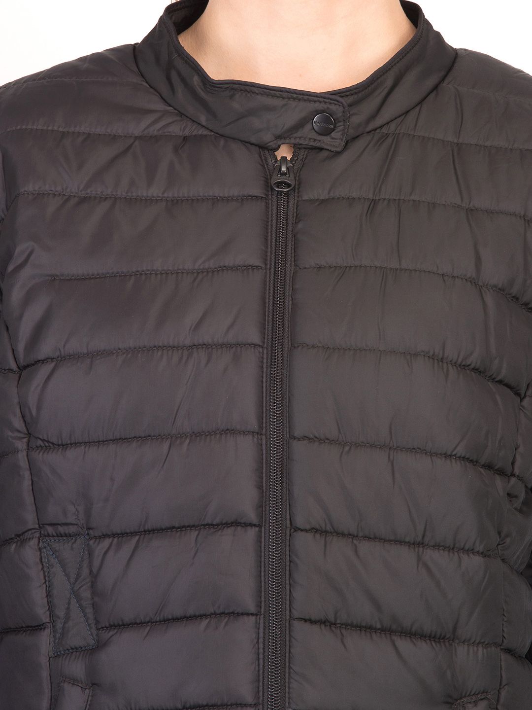 Kotty Women Black Solid Insulator Puffer Jacket