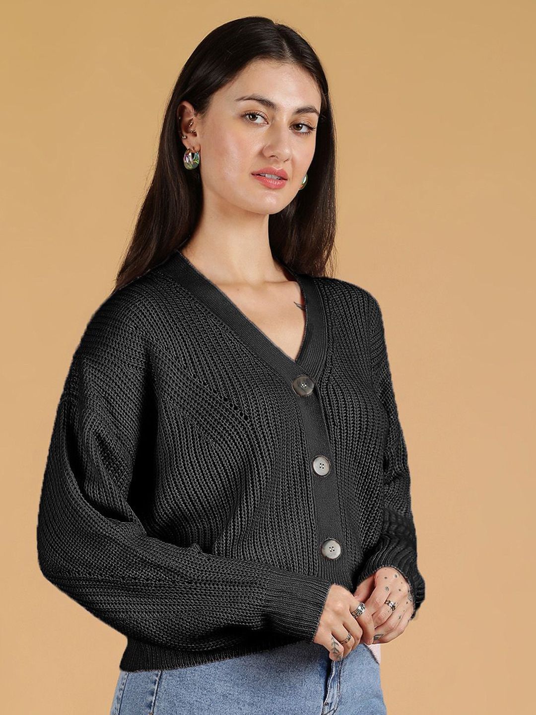 Kotty Women Open Knit Cardigan