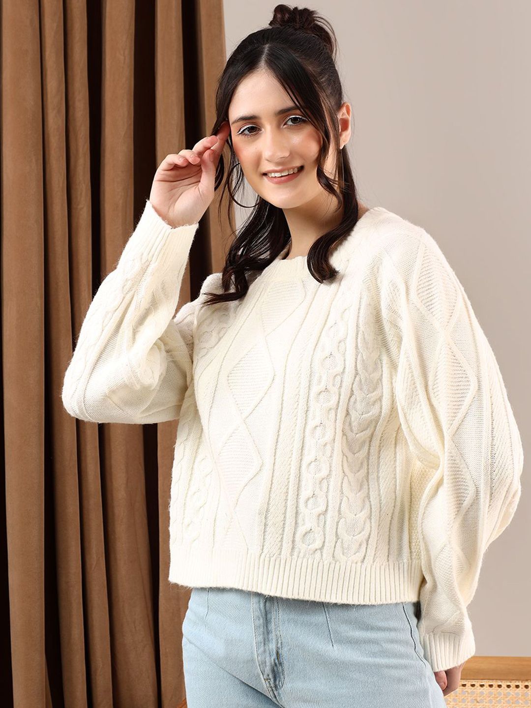 Kotty Women Cable Knit Pullover