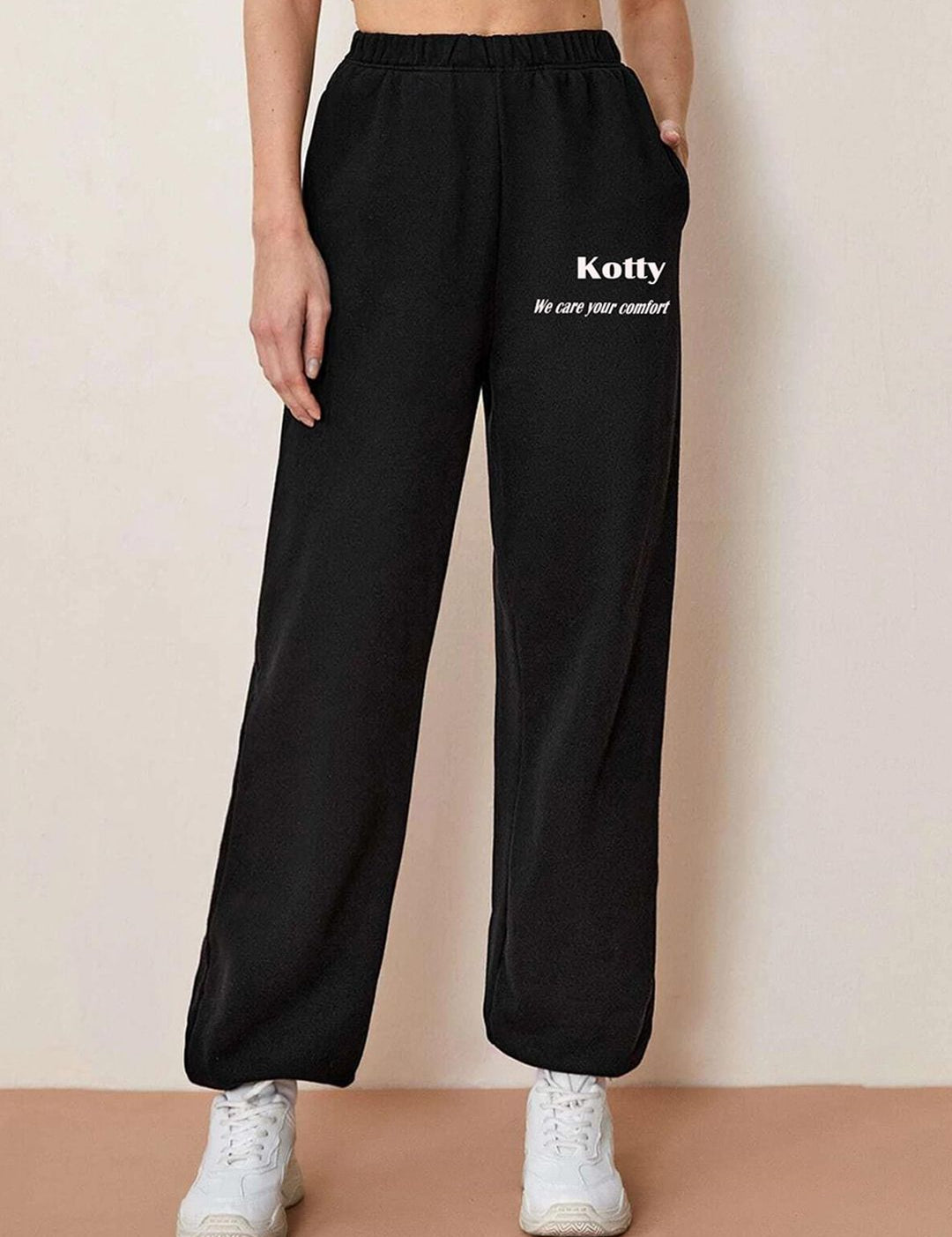 Kotty Women Typography Printed Joggers