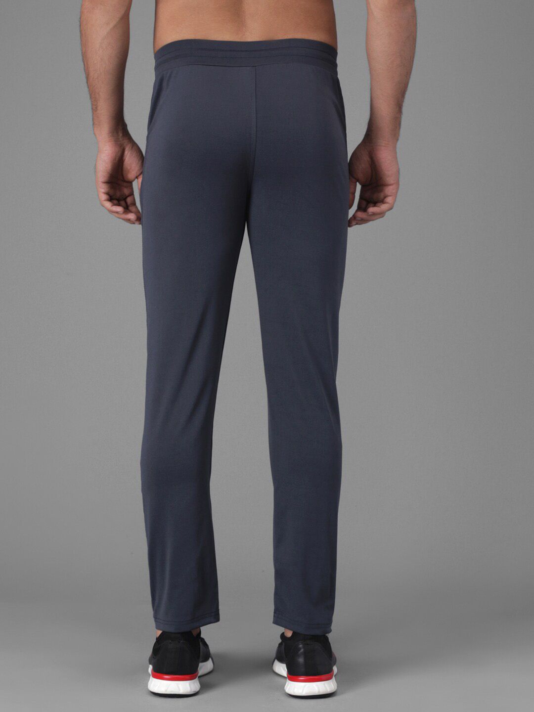 Kotty Men Navy Blue Solid Track Pants