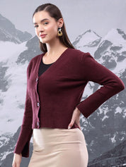 Kotty Women V - Neck Cardigan Sweater