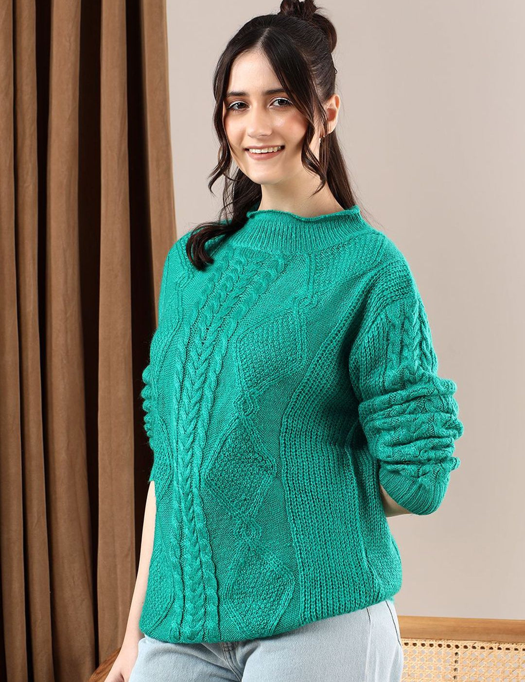 Kotty Women Cable Knit Pullover