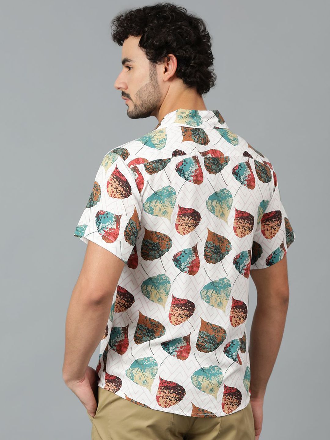 Kotty Men Tropical Printed Casual Shirt