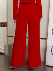 KOTTY BIZwear Women High-Rise Easy Wash Parallel Trousers