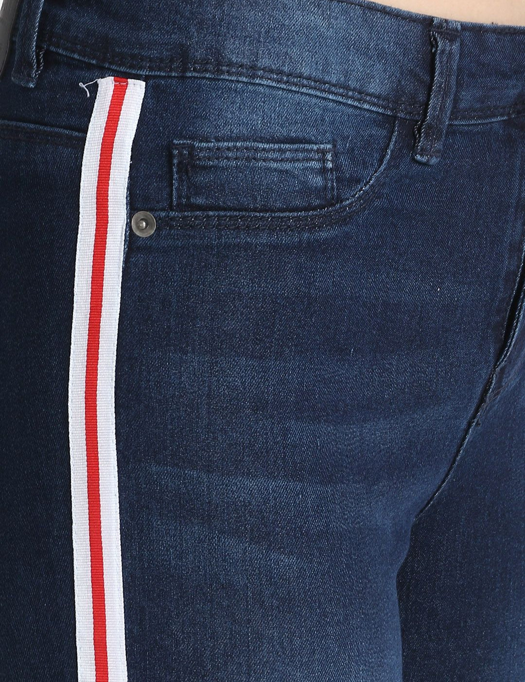 Kotty Women Blue Skinny Fit High-Rise Clean Look Jeans