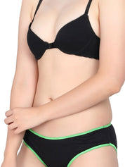 Kotty Women Black Lingerie Set KTTIW79-Black