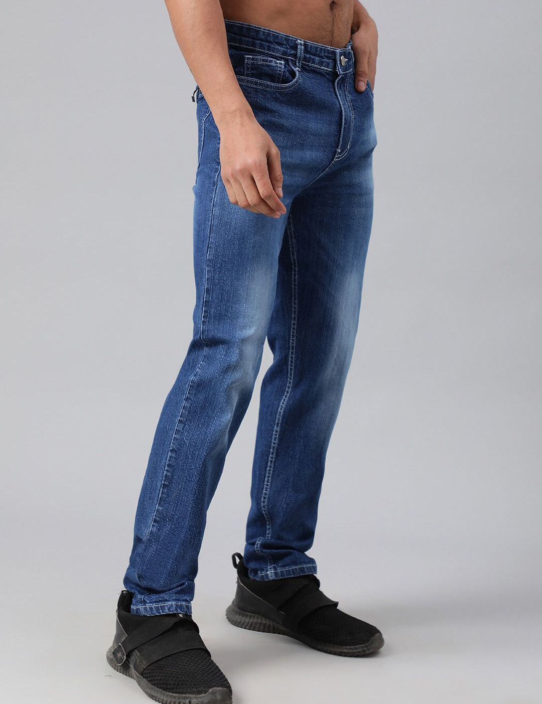 Kotty Men Regular Fit Low-Rise Stretchable Jeans