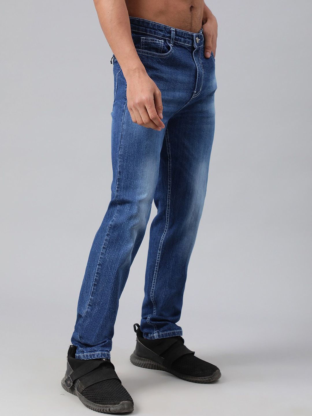 Kotty Men Regular Fit Low-Rise Stretchable Jeans