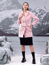 Kotty Notched Lapel Double-Breasted Overcoat
