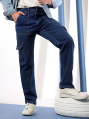 Kotty Men Comfort Regular Fit Mid-Rise Stretchable Jeans