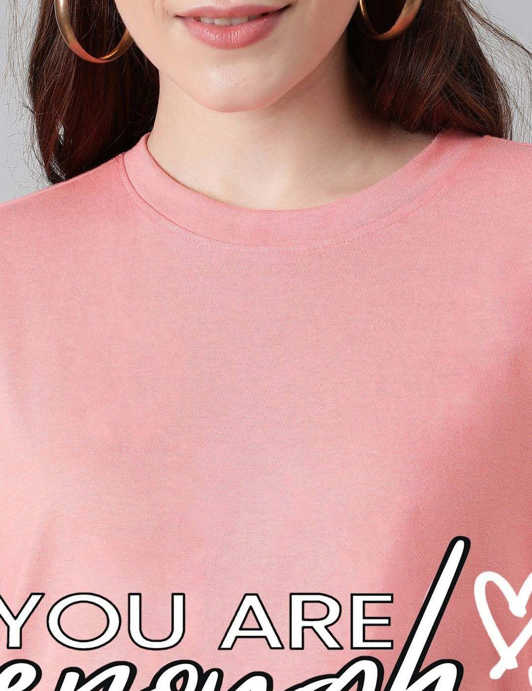 Kotty Women Typography Printed T-shirt