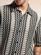 Kotty Men  Striped Casual Shirt