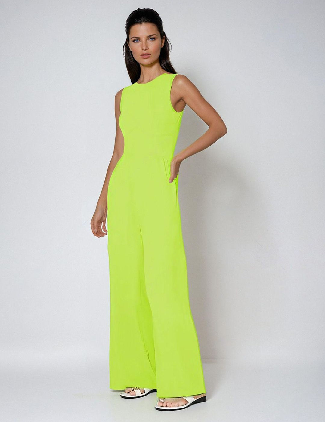 Kotty Women Sleeveless Basic Jumpsuit