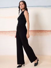 Kotty Relaxed Fit Round Neck Top With Trousers Co-Ords Set