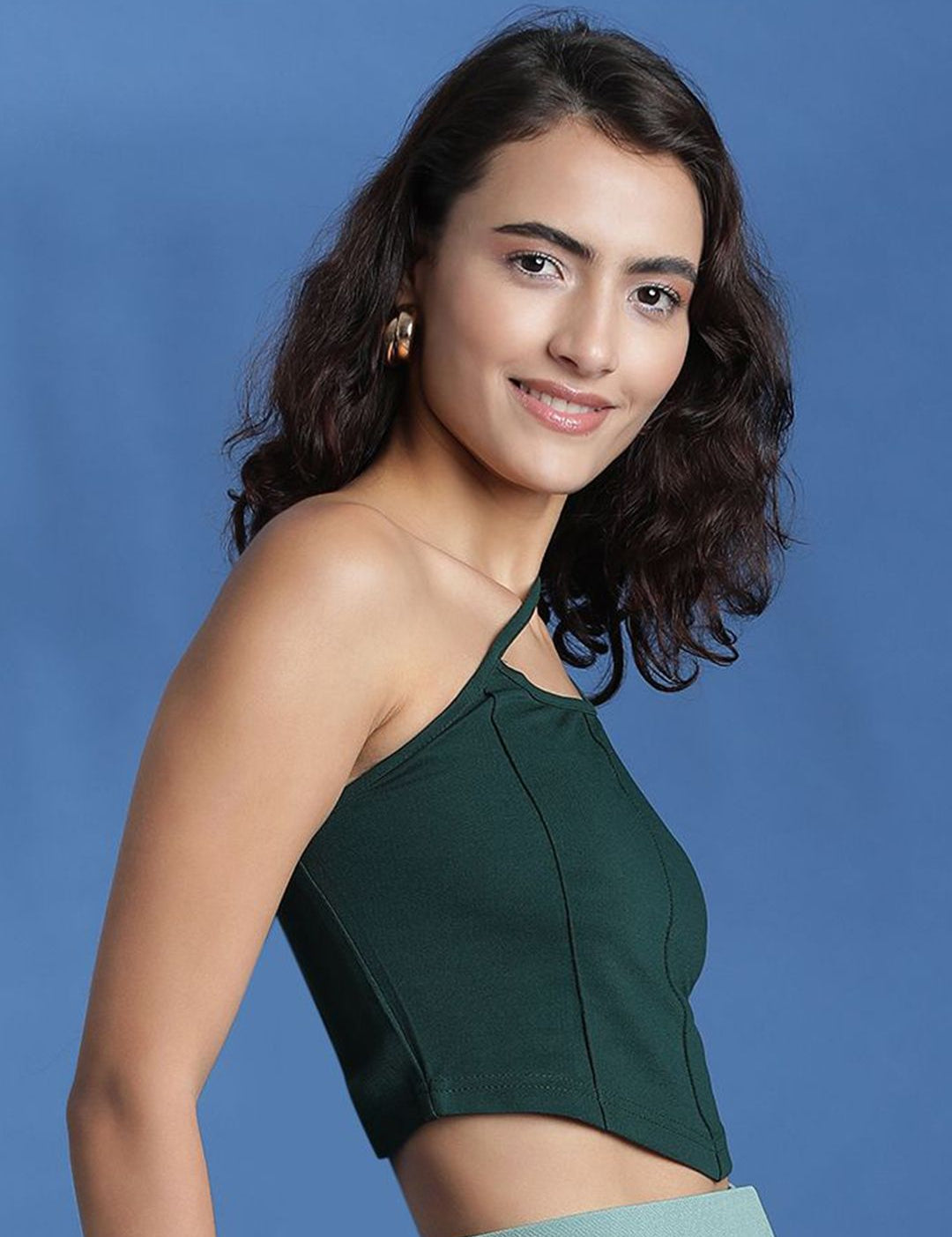 Kotty Women Solid One Shoulder Top