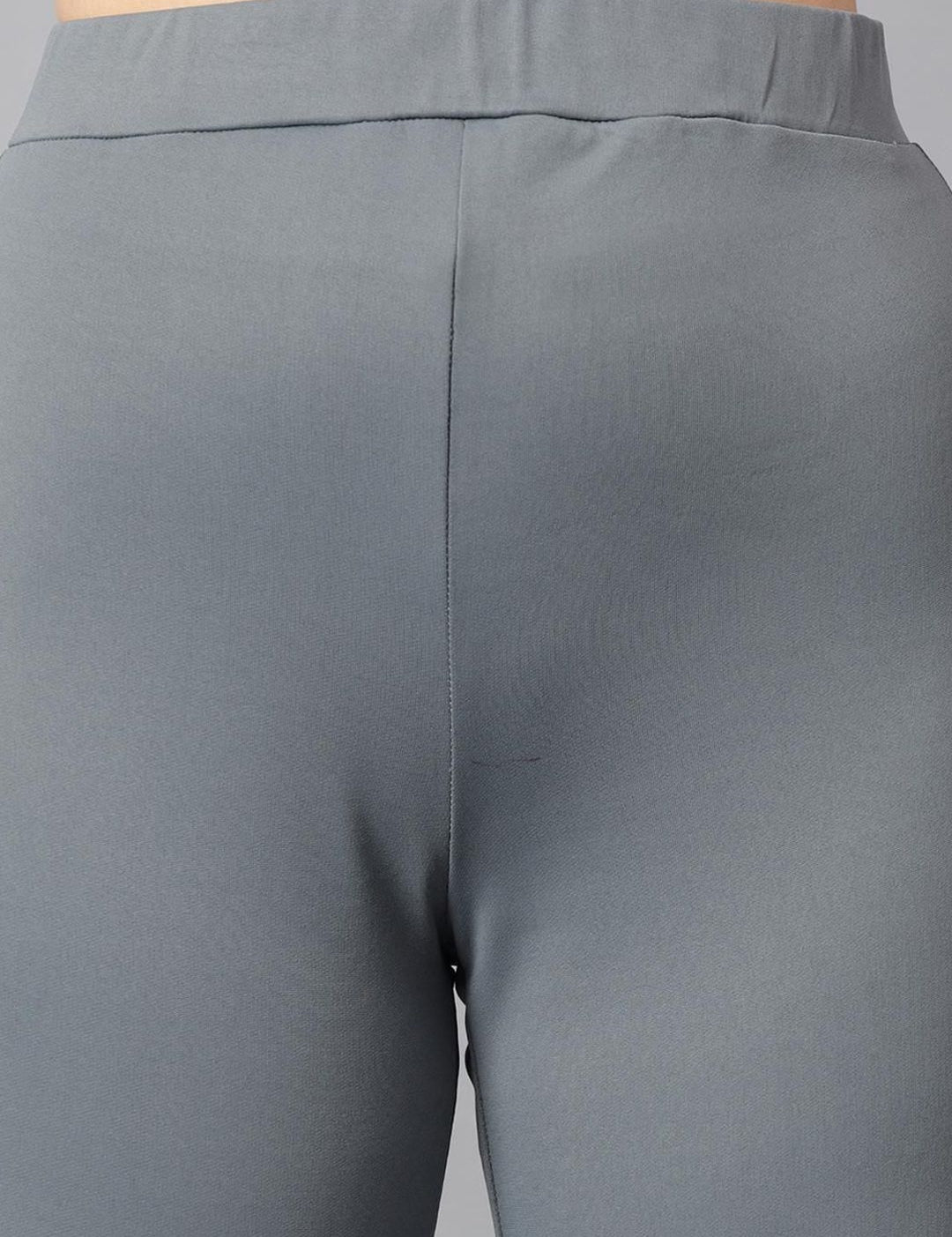 Kotty Grey Scoop Neck Top With Trouser