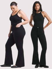 Kotty Women Bootcut High-Rise Cotton Stretchable Jeans