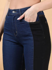 Kotty Women Skinny Fit High-Rise Printed Stretchable Jeans