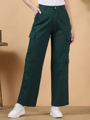 Kotty Women Straight Fit High-Rise Stretchable Jeans