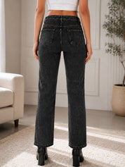 Kotty Women Straight Fit High-Rise Jeans