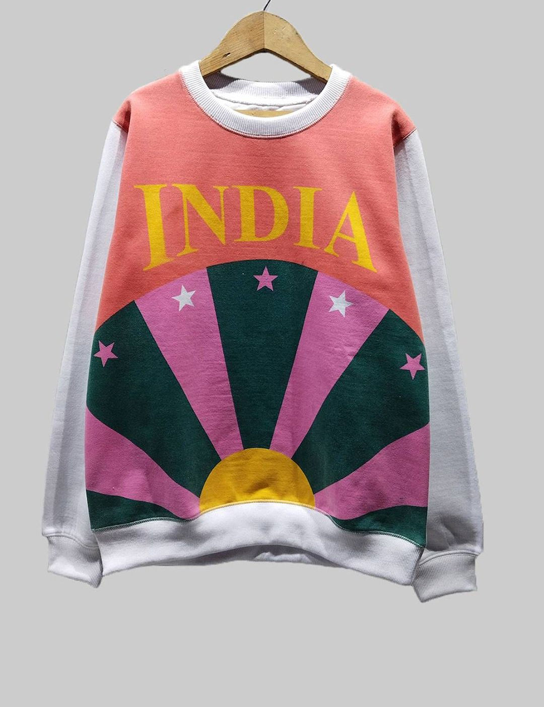 Kotty Women Graphic Printed Round Neck Therma-Fit Sweatshirt