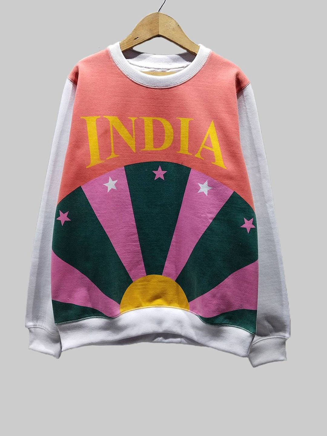 Kotty Women Graphic Printed Round Neck Therma-Fit Sweatshirt