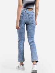Kotty Women Blue Skinny Fit High-Rise Clean Look Jeans