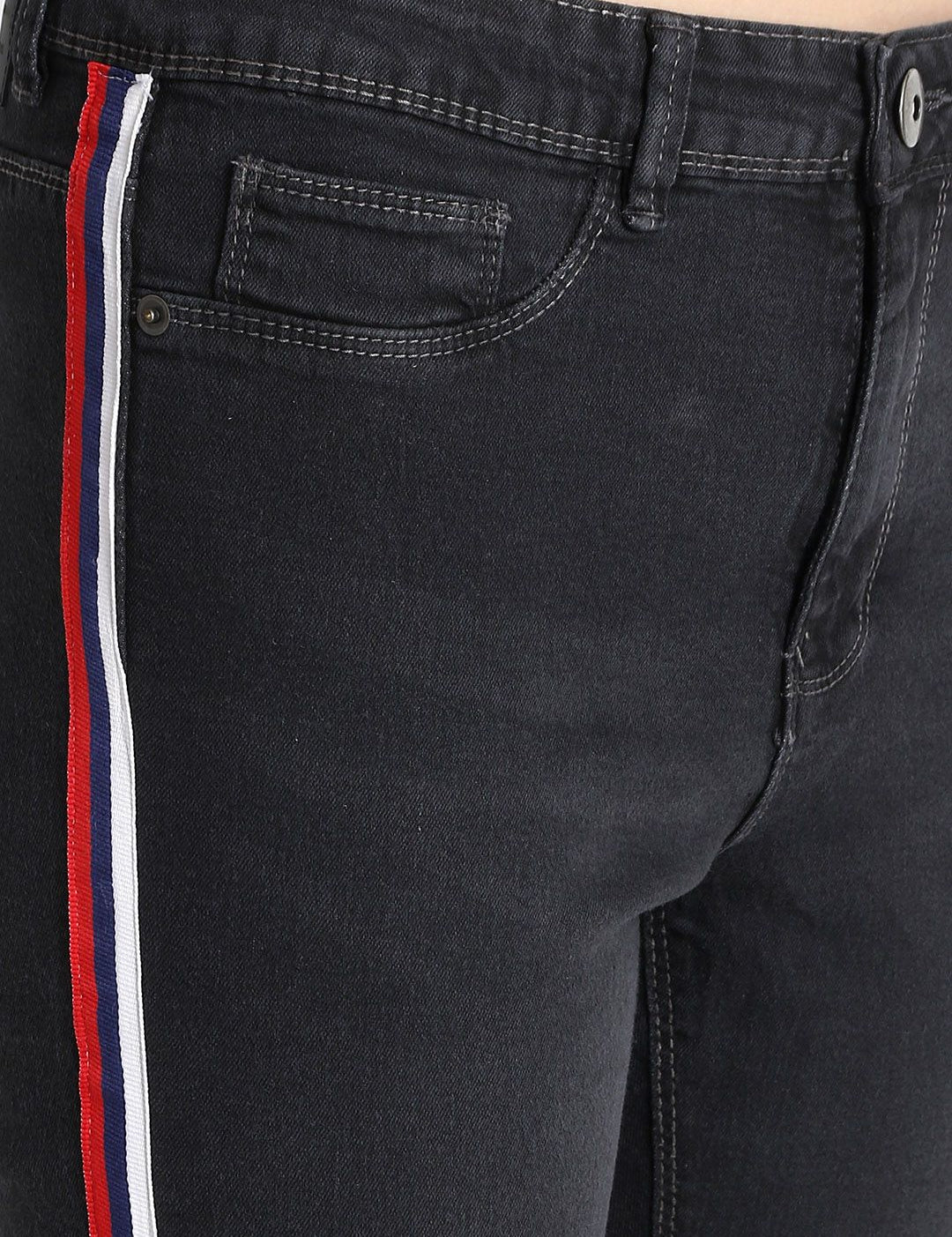 Kotty Women Black Skinny Fit High-Rise Clean Look Jeans