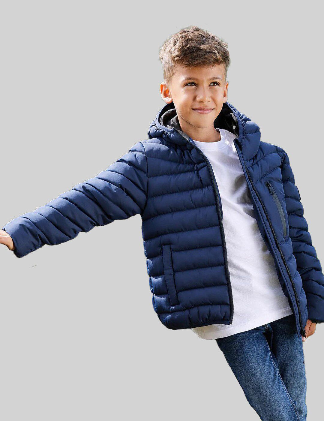 Kotty Boys Outdoor Hooded Puffer Jacket