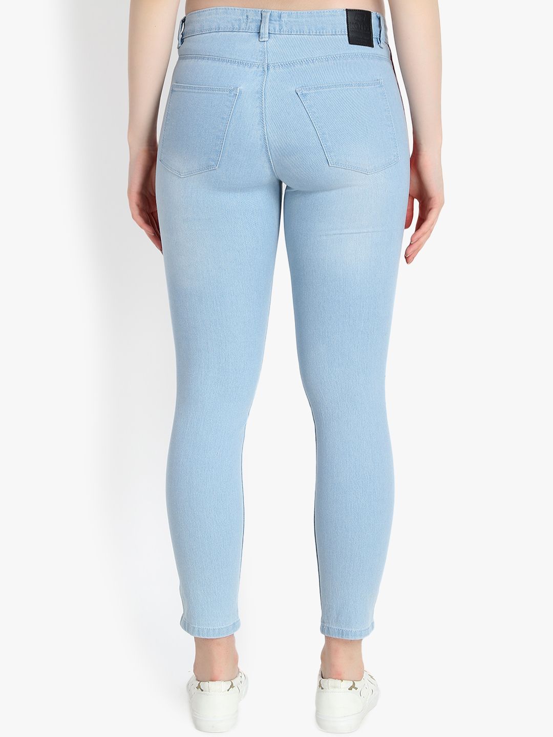 Kotty Women Blue Skinny Fit High-Rise Clean Look Stretchable Jeans