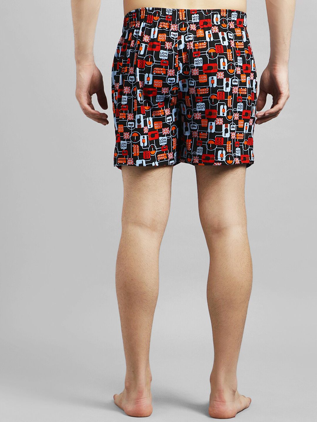 Kotty Men Black & Red Printed Boxers KTTMENSBOXER50S