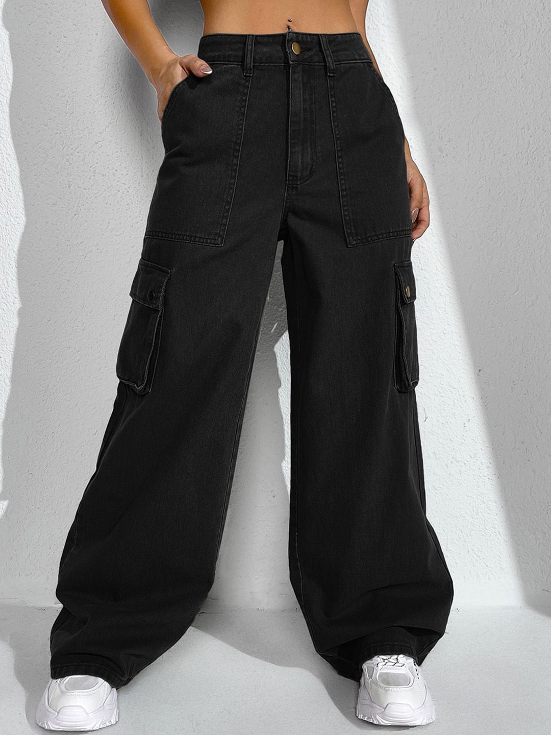 Kotty Women Jean Straight Fit High-Rise Stretchable Jeans