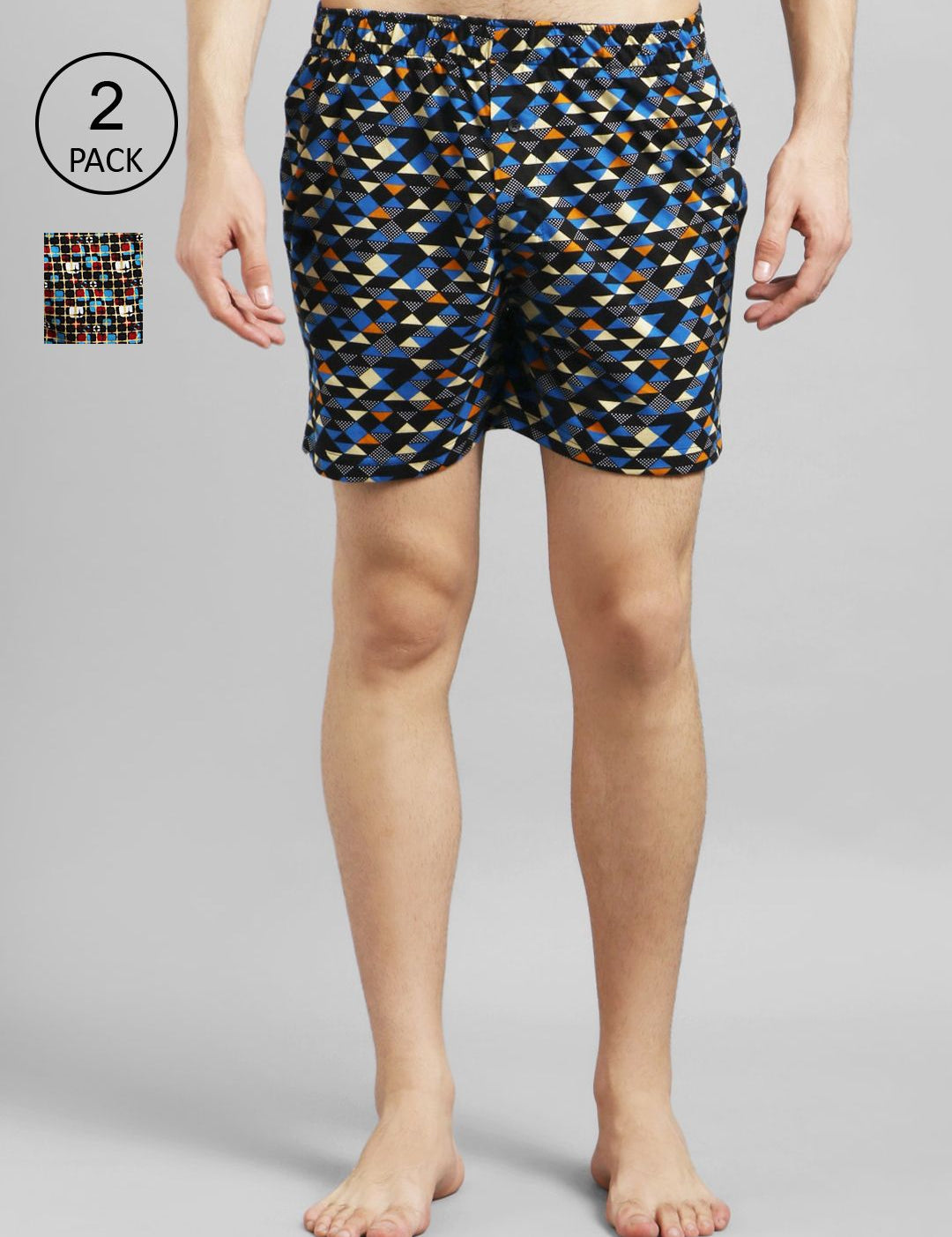 Kotty Men Pack Of 2 Printed Boxers KTT2PC