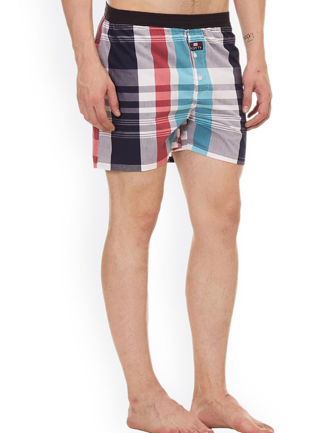 Kotty Men Pack Of 2 Printed Low Rise Printed Boxers KTT2PCMENSBOXERSET08